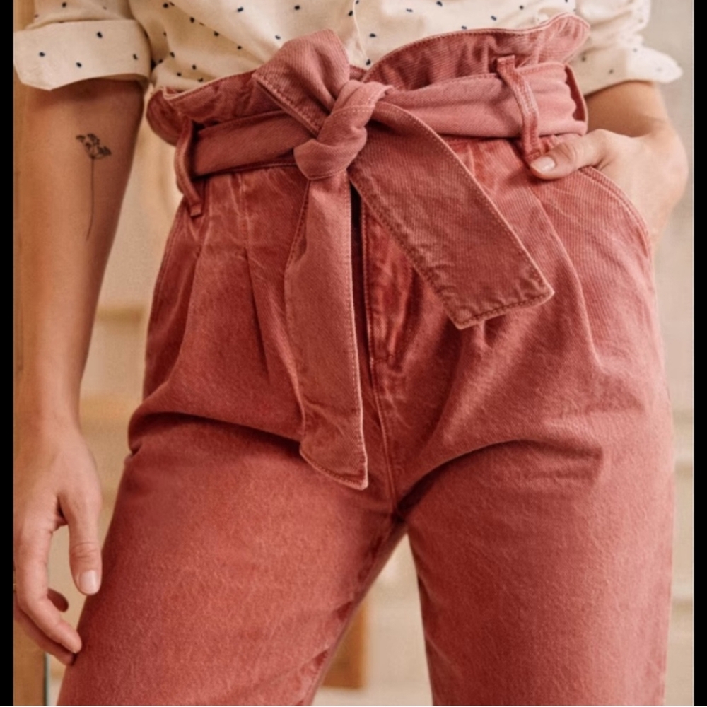 Sezane Austin Trousers in Rosewood EU 34/ US 2